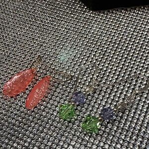 ❣️5|$25❣️Unlisted Pink and Multicolor Dangle Earrings